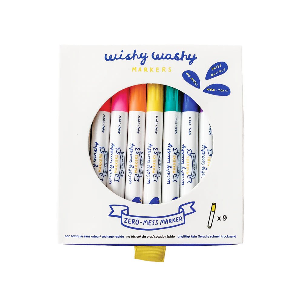 Washable Dry Erase and Window Markers 9 pcs