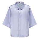 Dori Brocade Straight Collar Shirt