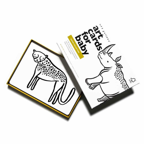 Art Cards for Baby - Safari Collection - Cultr. by Created for Culture asianowned aapimarketplace asianownedkids asianownedkidsproducts asianownedbrands