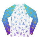 Peacock Henna Kids' Rash Guard – Elegance Meets Sun Protection - Cultr. by Created for Culture asianowned aapimarketplace asianownedkids asianownedkidsproducts asianownedbrands