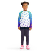 Peacock Henna Kids' Rash Guard – Elegance Meets Sun Protection - Cultr. by Created for Culture asianowned aapimarketplace asianownedkids asianownedkidsproducts asianownedbrands