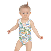Girls One Piece Swimsuit - Cultr. by Created for Culture asianowned aapimarketplace asianownedkids asianownedkidsproducts asianownedbrands