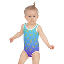 Peacock Henna Girls' Swimsuit – Graceful, Bold, and Made to Move - Cultr. by Created for Culture asianowned aapimarketplace asianownedkids asianownedkidsproducts asianownedbrands