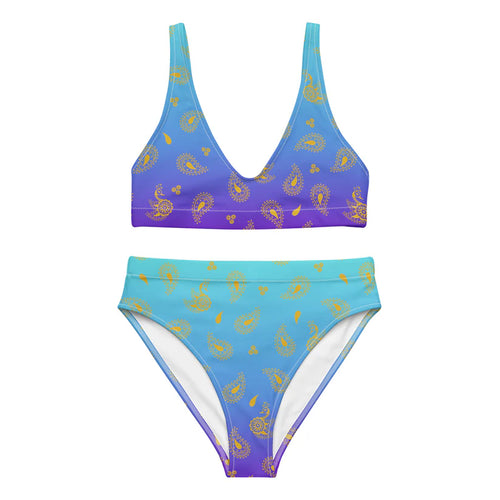 Peacock Henna Bikini - Elegance Meets Effortless Comfort