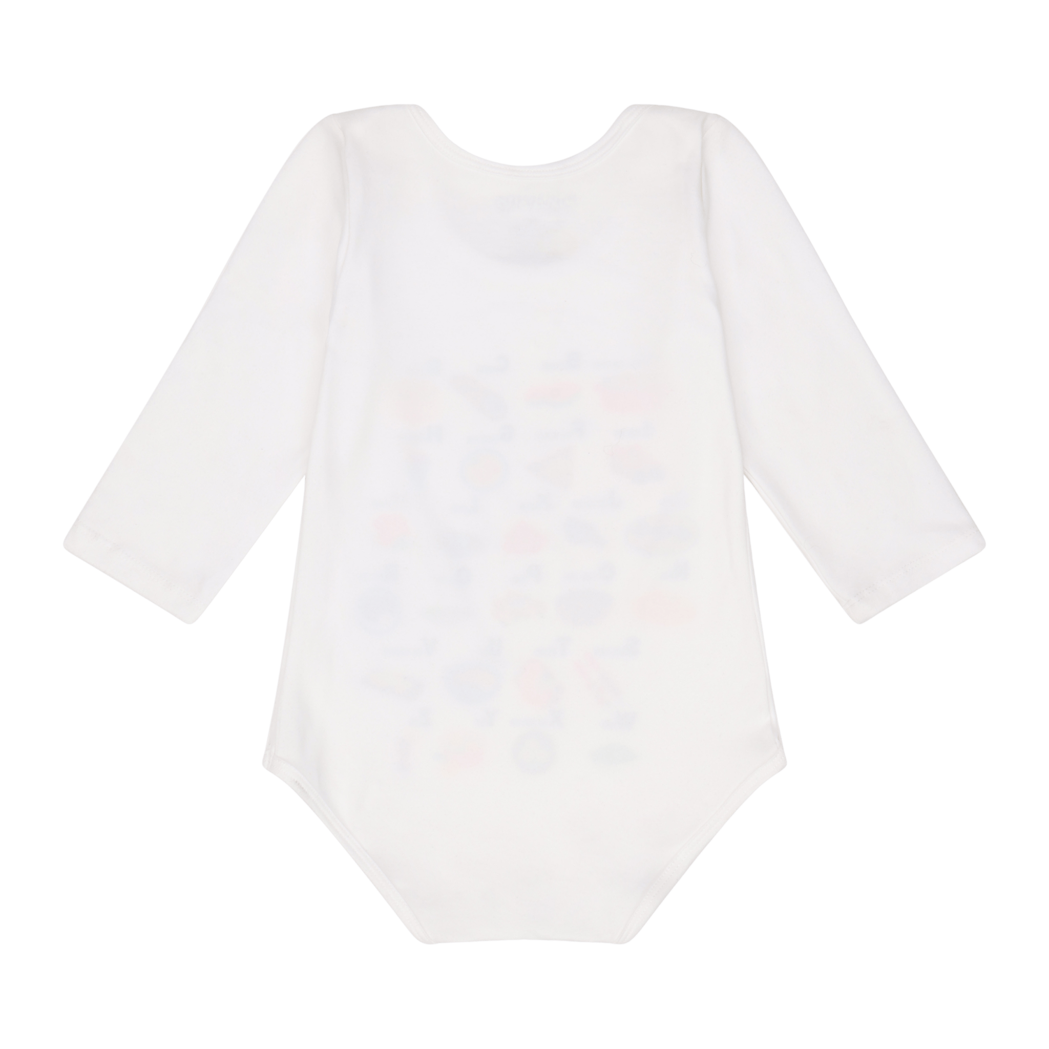 Alphabet Long Sleeve Baby Bodysuit | Multicultural Kids Wear