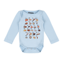 Alphabet Long Sleeve Baby Bodysuit | Multicultural Kids Wear