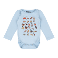 Alphabet Long Sleeve Baby Bodysuit | Multicultural Kids Wear