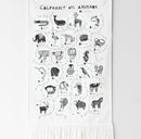 Animal Alphabet Tapestry - French Edition - Cultr. by Created for Culture asianowned aapimarketplace asianownedkids asianownedkidsproducts asianownedbrands