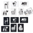 Art Cards for Baby - Baby Animals Collection - Cultr. by Created for Culture asianowned aapimarketplace asianownedkids asianownedkidsproducts asianownedbrands