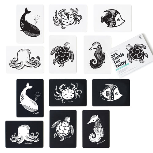 Art Cards for Baby - Ocean Collection - Cultr. by Created for Culture asianowned aapimarketplace asianownedkids asianownedkidsproducts asianownedbrands