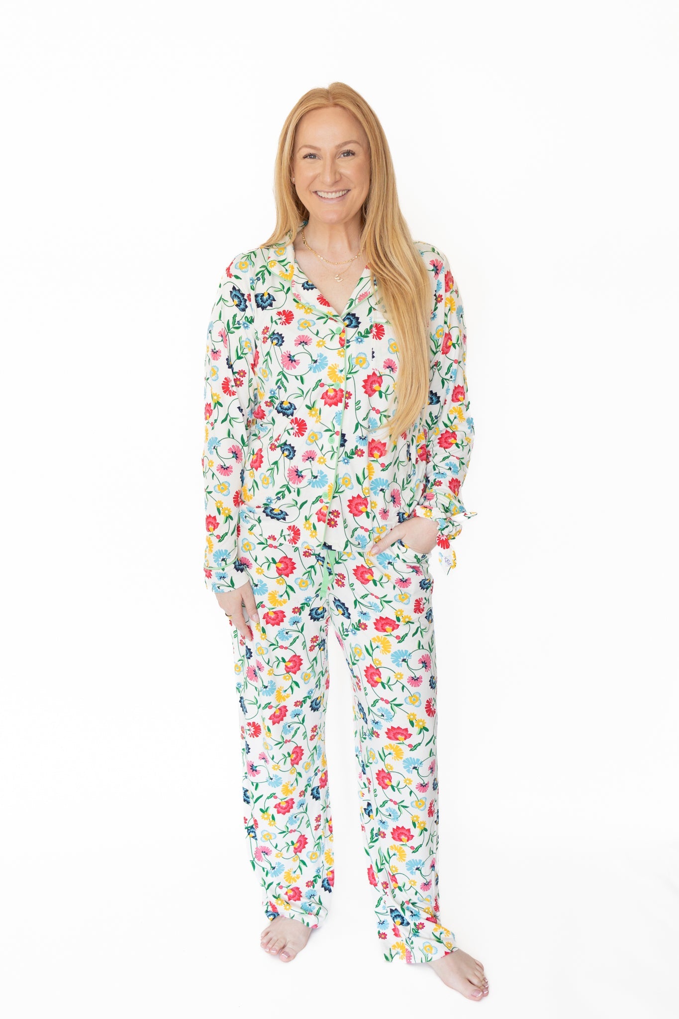 Zahra Adult Bamboo Pajama Set