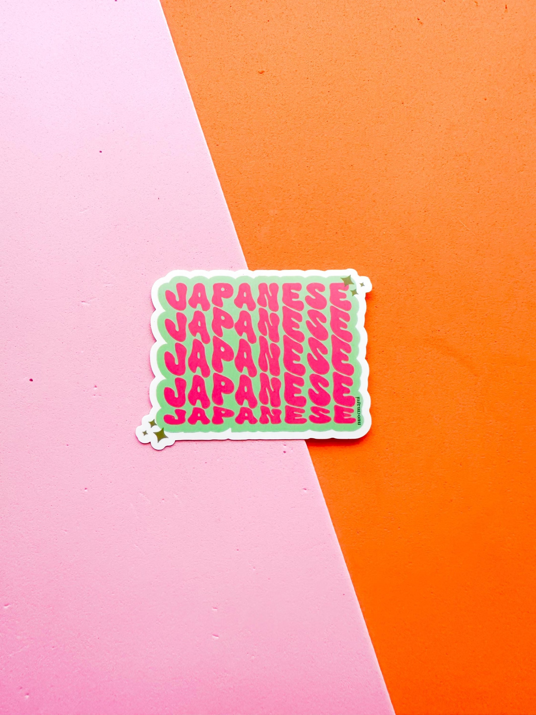 Japanese Vinyl Sticker