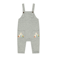 Elefante Baby Boy Overalls – Multicultural Print Cotton Overalls