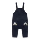 Elefante Baby Boy Overalls – Multicultural Print Cotton Overalls