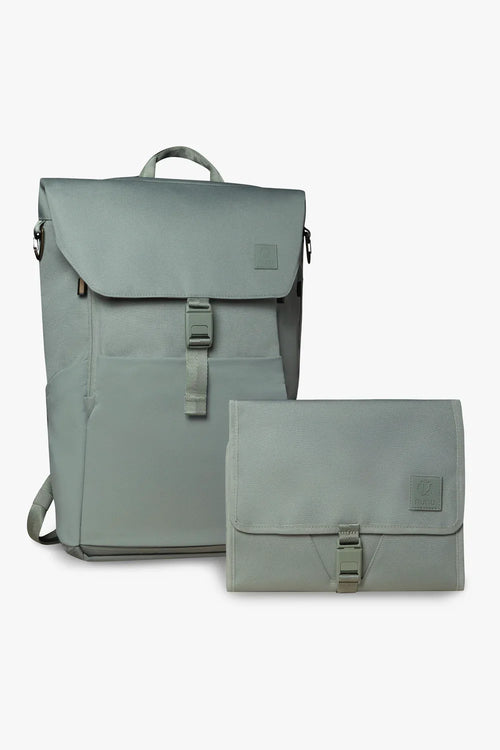 Everyday Diaper Backpack & Changing Wallet Bundle / Outdoorsy Sage - Cultr. by Created for Culture asianowned aapimarketplace asianownedkids asianownedkidsproducts asianownedbrands
