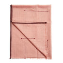 Clay Mist Handwoven Hand Knotted Soft Cotton Scarf In Neutral Color