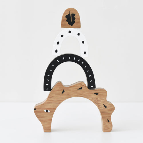 Bamboo Nesting Hedgehog - Cultr. by Created for Culture asianowned aapimarketplace asianownedkids asianownedkidsproducts asianownedbrands