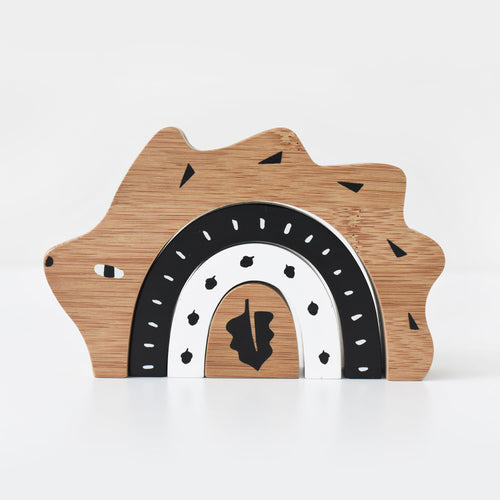 Bamboo Nesting Hedgehog - Cultr. by Created for Culture asianowned aapimarketplace asianownedkids asianownedkidsproducts asianownedbrands