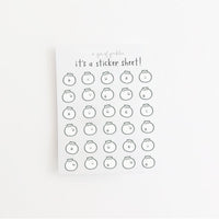 Mini Bao Dumpling Clear Sticker Sheet - Cultr. by Created for Culture asianowned aapimarketplace asianownedkids asianownedkidsproducts asianownedbrands