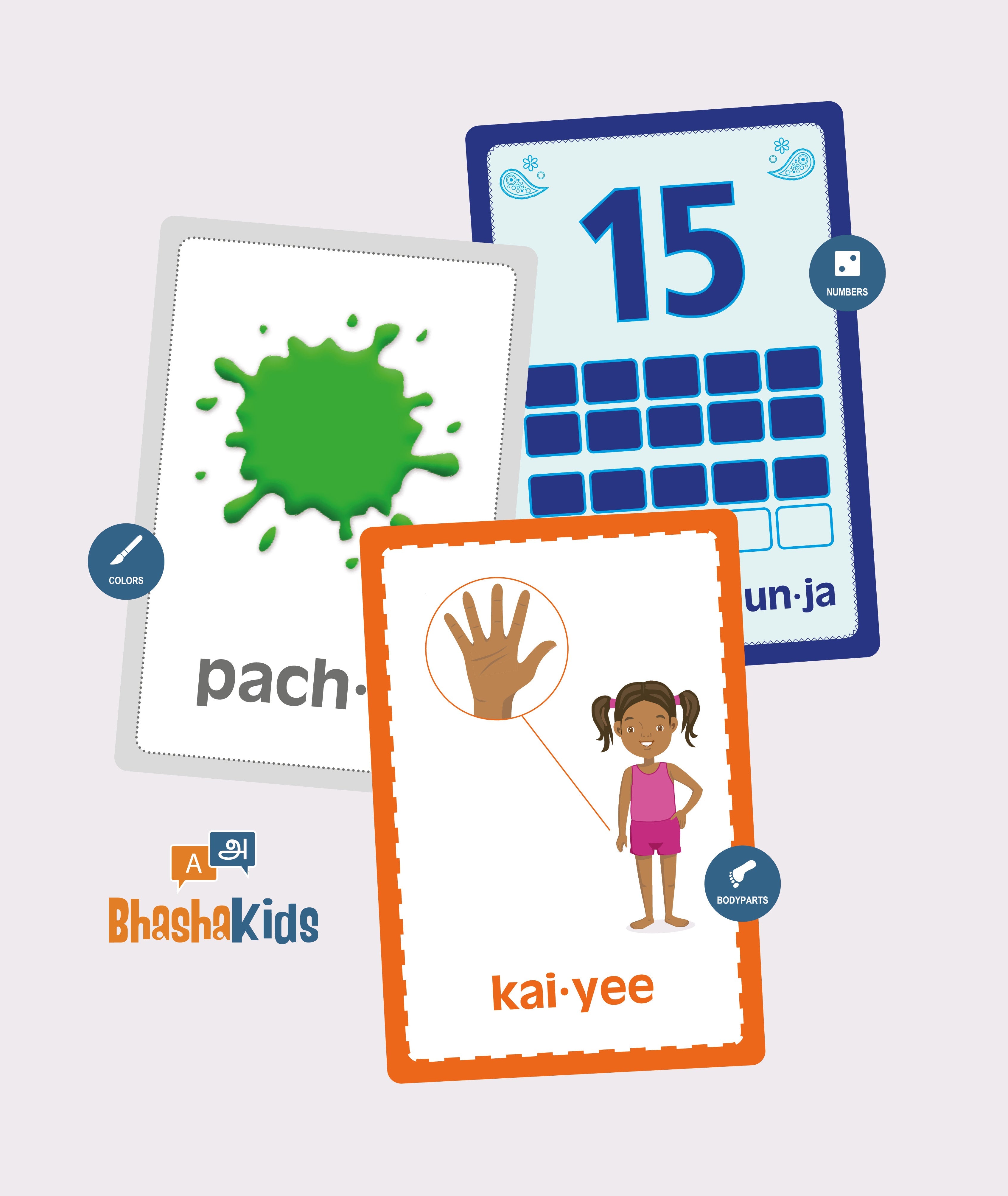 Tamil Flashcards Set | Tamil English Flashcards