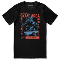 Skate Area Cat T-Shirt - Cultr. by Created for Culture asianowned aapimarketplace asianownedkids asianownedkidsproducts asianownedbrands