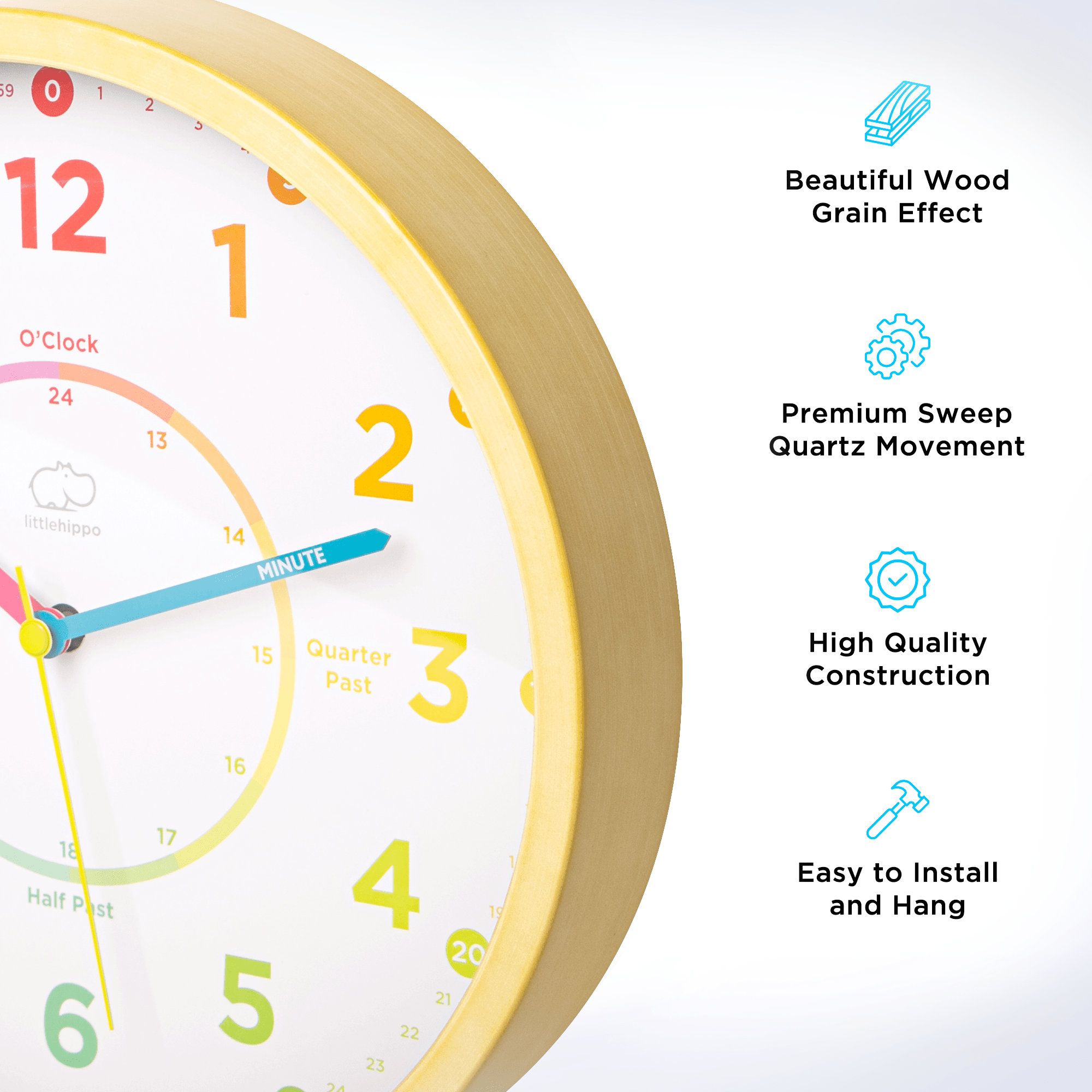 TimeTots Neo Learning Time Clock - Cultr. by Created for Culture asianowned aapimarketplace asianownedkids asianownedkidsproducts asianownedbrands