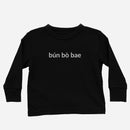 bun bo bae Long Sleeve Shirt (Toddler) - Cultr. by Created for Culture asianowned aapimarketplace asianownedkids asianownedkidsproducts asianownedbrands