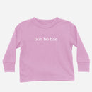 bun bo bae Long Sleeve Shirt (Toddler) - Cultr. by Created for Culture asianowned aapimarketplace asianownedkids asianownedkidsproducts asianownedbrands