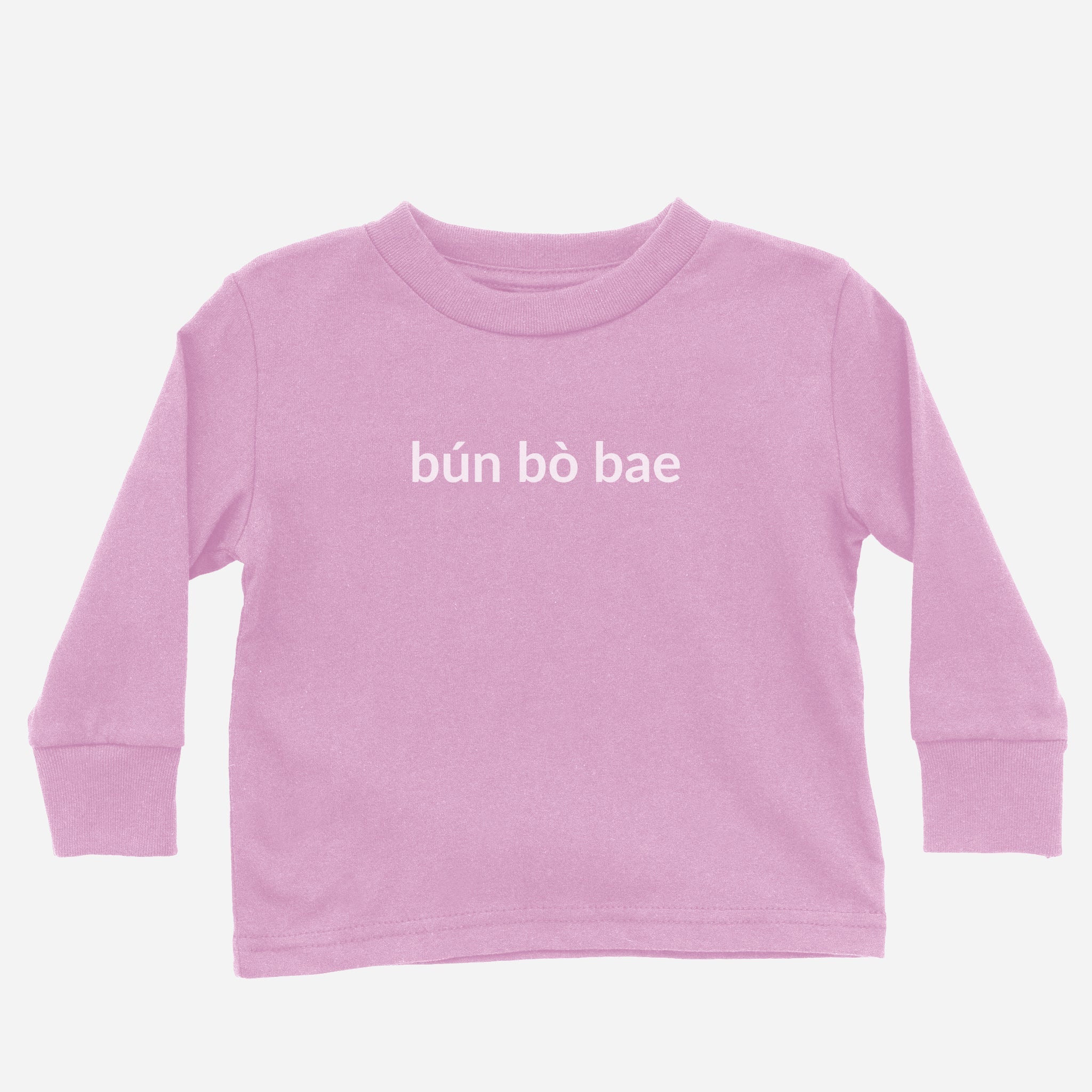 bun bo bae Long Sleeve Shirt (Toddler)