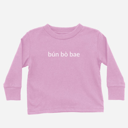 Bun Bo Bae Long Sleeve Shirt (Toddler)