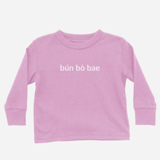 Bun Bo Bae Long Sleeve Shirt (Toddler)