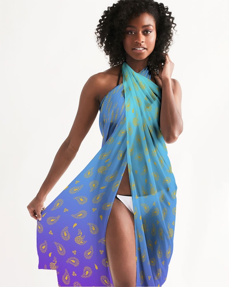 Peacock Henna Women's Swim Cover