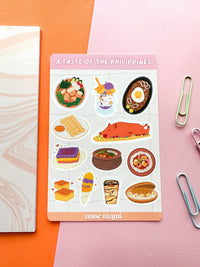 A Taste of the Philippines Sticker Sheet