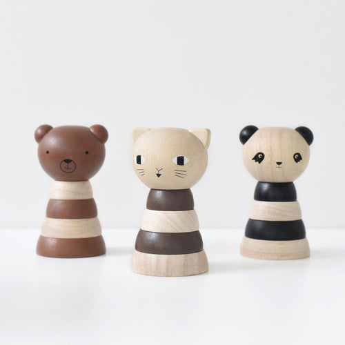 Wood Stacker - Cat - Cultr. by Created for Culture asianowned aapimarketplace asianownedkids asianownedkidsproducts asianownedbrands