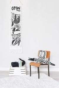 Canvas Growth Chart - Rainforest - Cultr. by Created for Culture asianowned aapimarketplace asianownedkids asianownedkidsproducts asianownedbrands