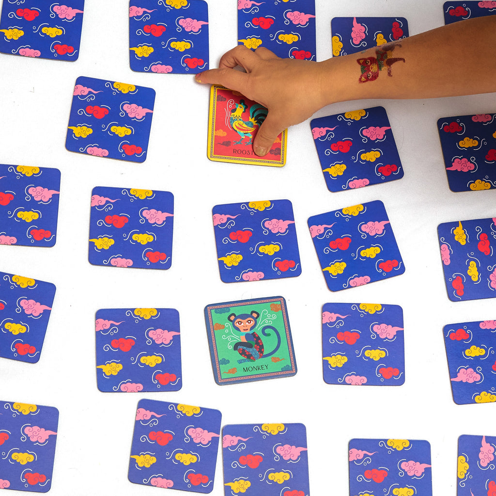 Chinese/Vietnamese Zodiac Memory Match Game