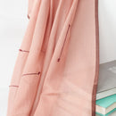 Clay Mist Handwoven Hand Knotted Soft Cotton Scarf In Neutral Color