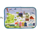 San Francisco Dry Erase Wipe Fold + Go Place Mat and Chalk Mat - Cultr. by Created for Culture asianowned aapimarketplace asianownedkids asianownedkidsproducts asianownedbrands