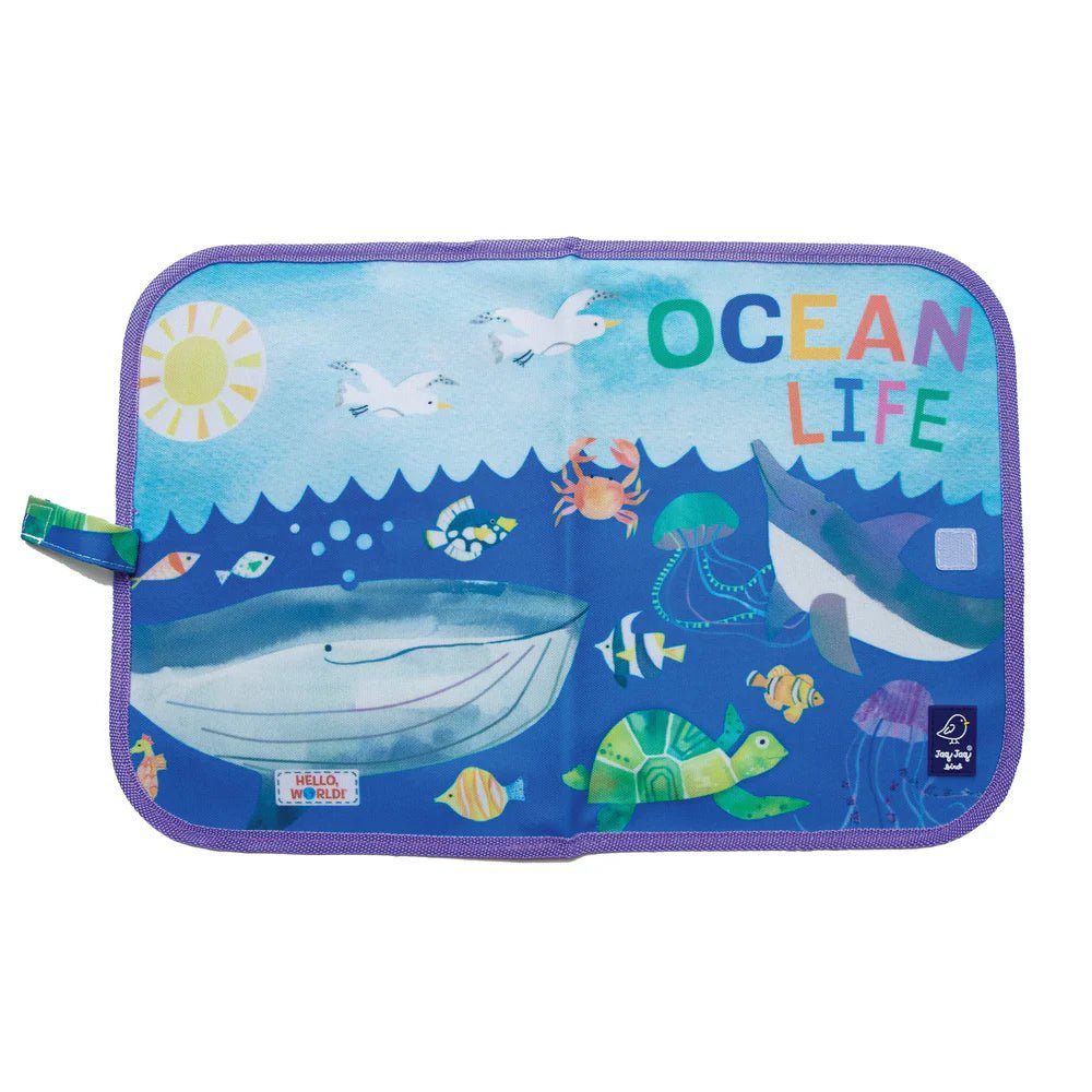 Ocean Activity Place Mat and Chalkboard Reusable Mat - Cultr. by Created for Culture asianowned aapimarketplace asianownedkids asianownedkidsproducts asianownedbrands