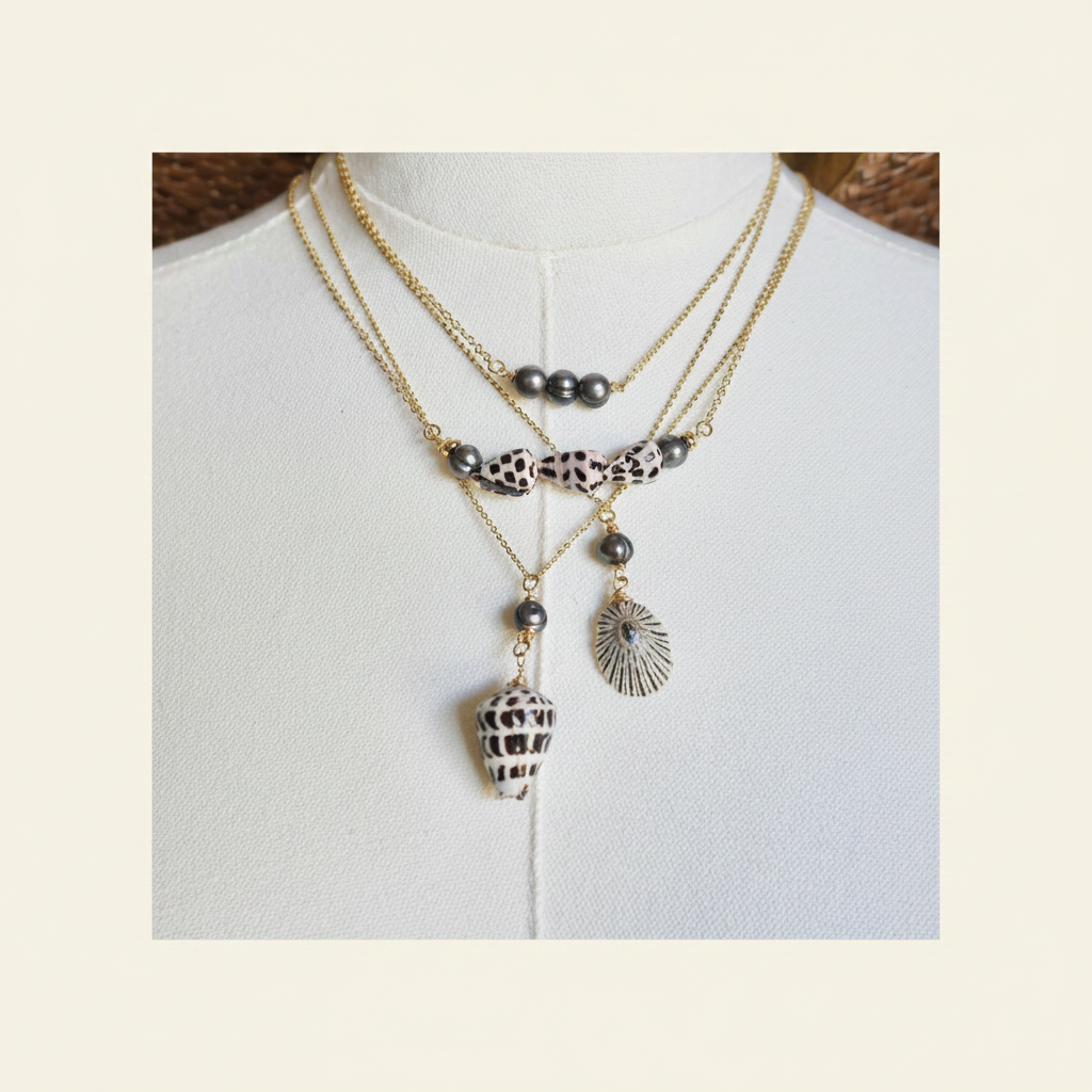 Coco Eve Tahitian Pearl Drop Necklaces