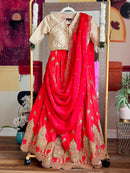 Crimson dream lehenga set