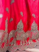 Crimson dream lehenga set