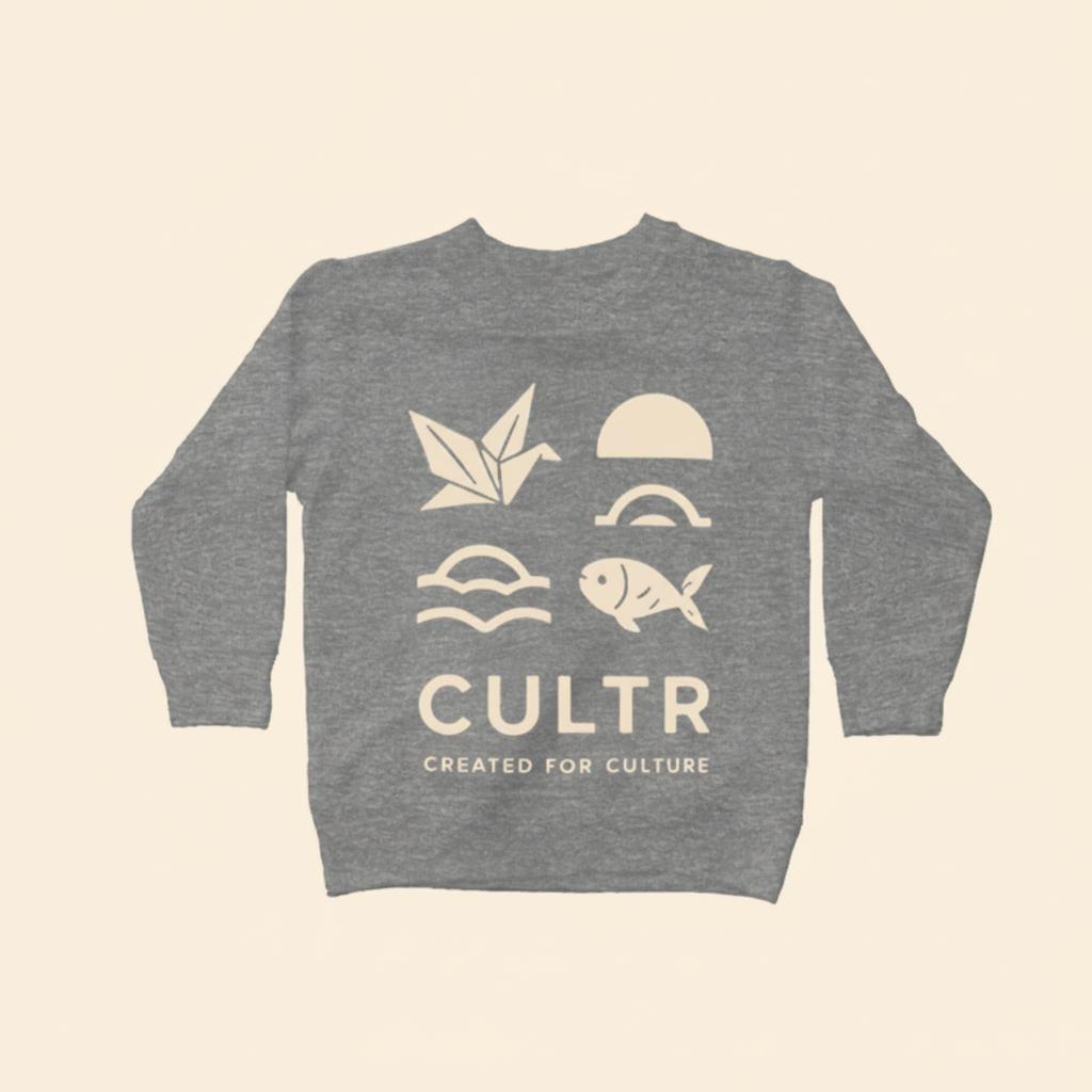 CULTR Kids Icons Fleece Crewneck Hero