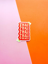 Thai Vinyl Sticker