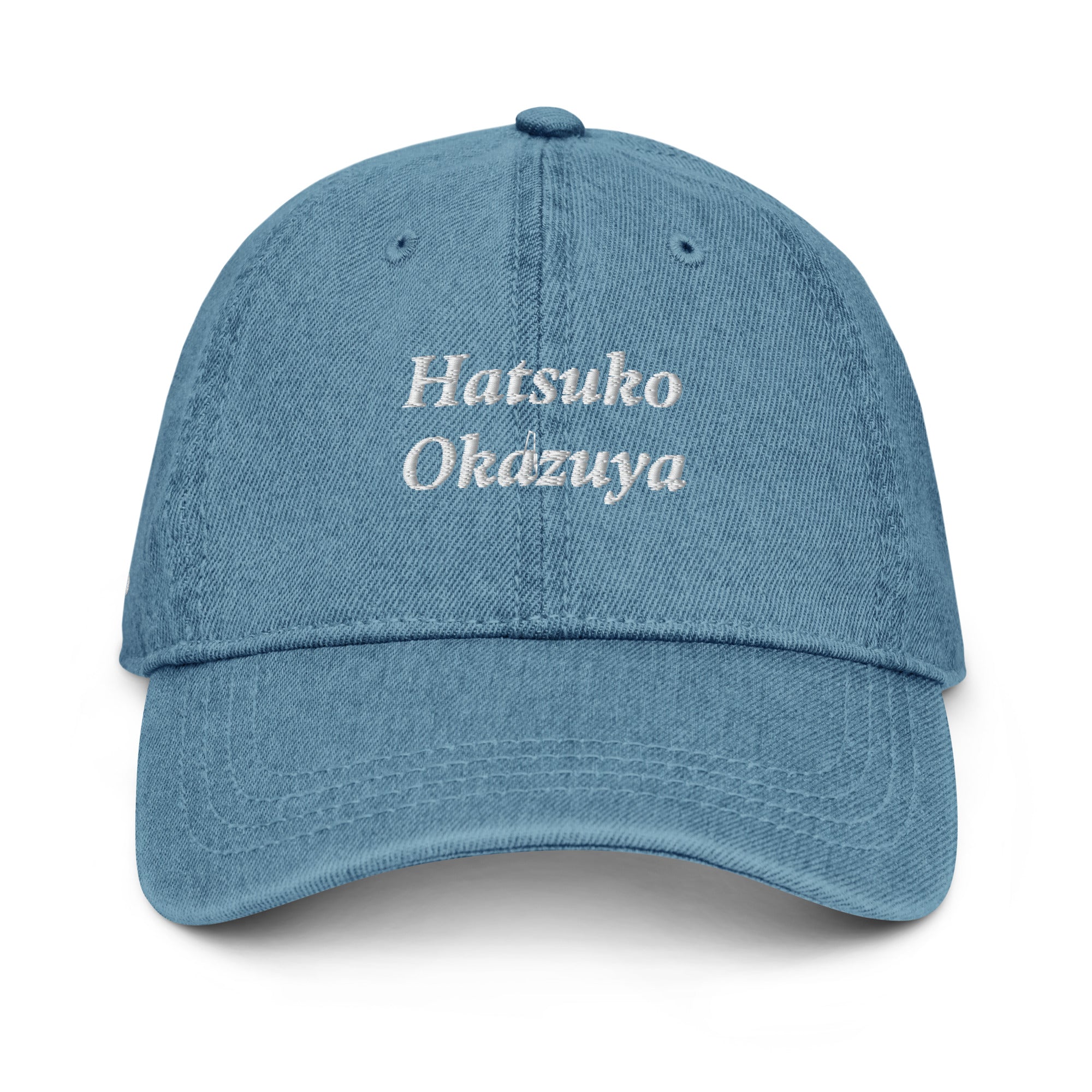 Hatsuko Okazuya Denim Hat – Embroidered