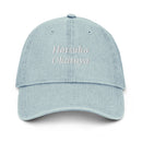 Hatsuko Okazuya Denim Hat – Embroidered