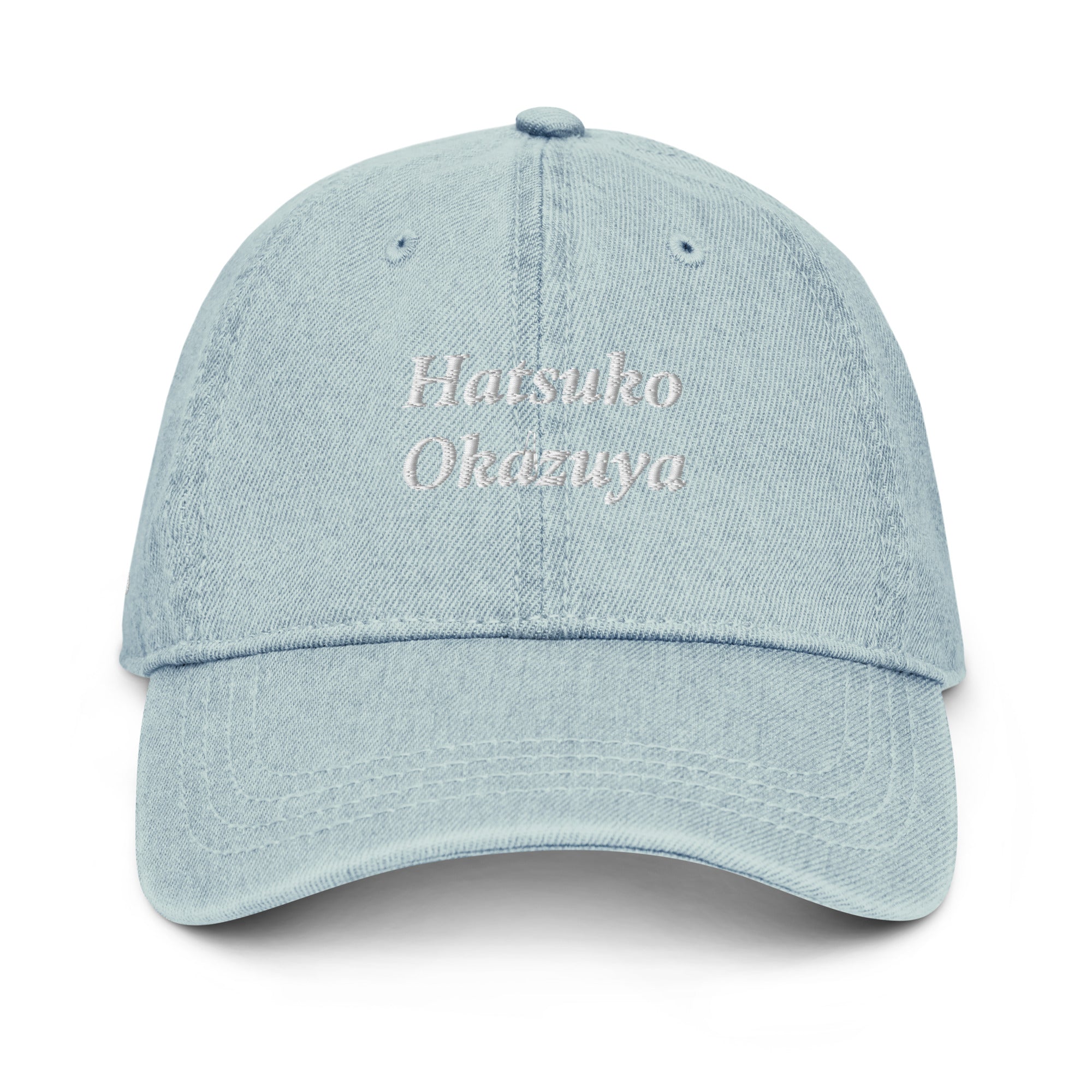 Hatsuko Okazuya Denim Hat – Embroidered