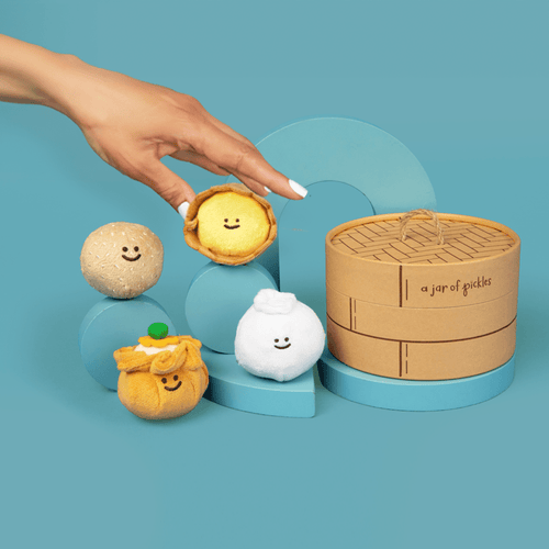 Mini Dim Sum Plushie Set - Cultr. by Created for Culture asianowned aapimarketplace asianownedkids asianownedkidsproducts asianownedbrands