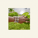 Double Layered Gemstone & Shells Adjustable Bracelets Hero