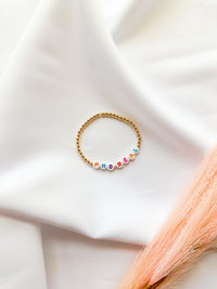 THE PHO REAL | 14k Gold-Filled Vietnamese Word Beaded Bracelet
